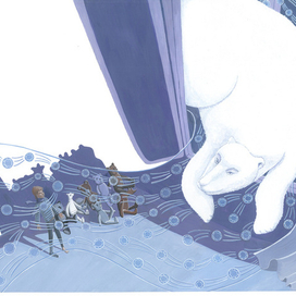 Иллюстрация к авторской книге "Звездопад в феврале"