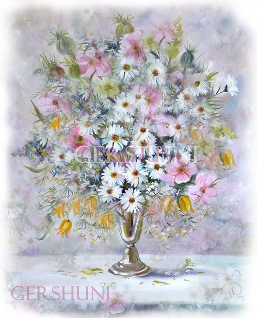 Дымка розовых цветов..