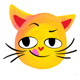 Стикеры с котом по имени Желток