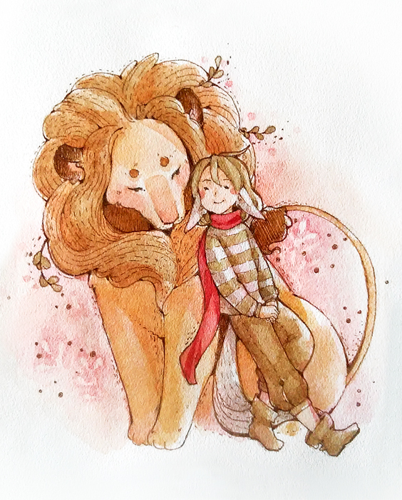 Лисенок и Лев