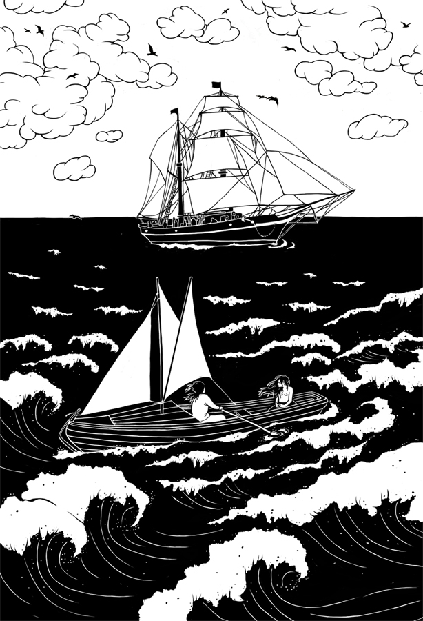 Иллюстрация для книги "Аква. Север. Эра мореходов"