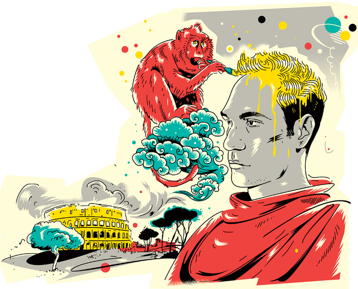 Иллюстрация для журнала GQ