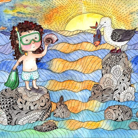 Морской закат