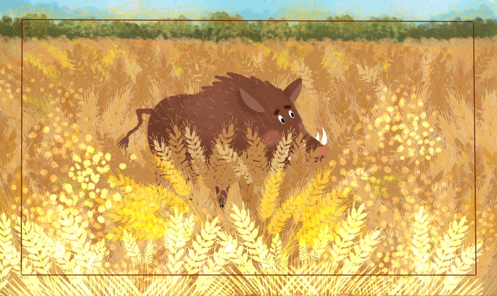 Фон для мультфильма "Ася и Вася"