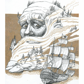 Удивительное плавание царя Петра из Ревеля в Петербург 