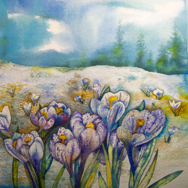 крокусы наступают!)