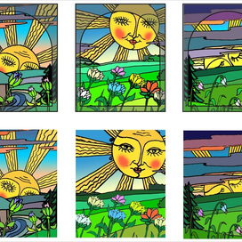 утро, день, вечер