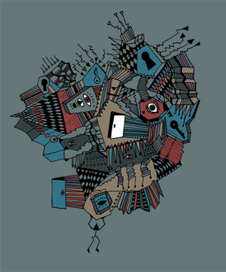 Иллюстрация на тему "Страхи"