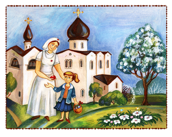 Пасхальная открытка