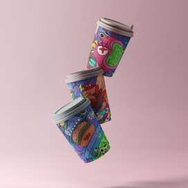 Дизайн бумажных стаканчиков