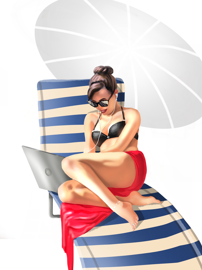 Иллюстрация к книге Ксении и Валерия Секиро «3 способа зарабатывать в декрете»