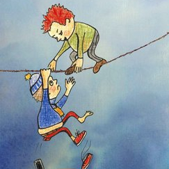 Обложка к детскому творческому журналу