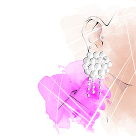 Фэшн иллюстрация аксессуаров