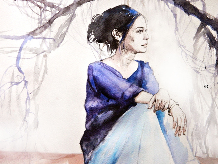 Иллюстрация к танка.