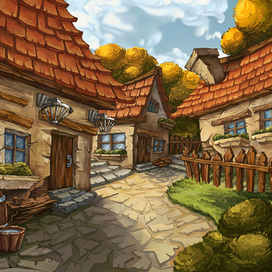 Деревенская улочка