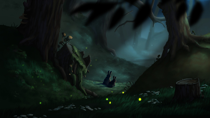 Ночь в лесу