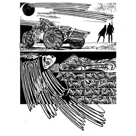 "Могилы времени" Дж.Г. Баллард, иллюстрации к рассказам, 2016 г.