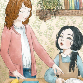 Иллюстрация к книге "Котенок Кэтти,или секрет в шкафу"