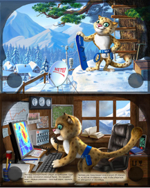 Сноубордист