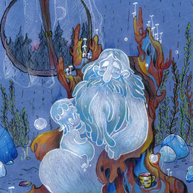 Разворот к книге "Как на землю пришли сны"