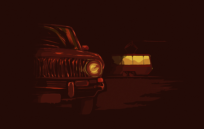 из серии иллюстраций к рассказу К. Булычева.-3