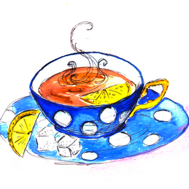 чай с лимоном