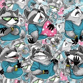 Эмоциональный енот