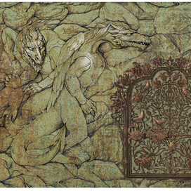 Форзац к роману-сказке М. Ордынской "Три моста"