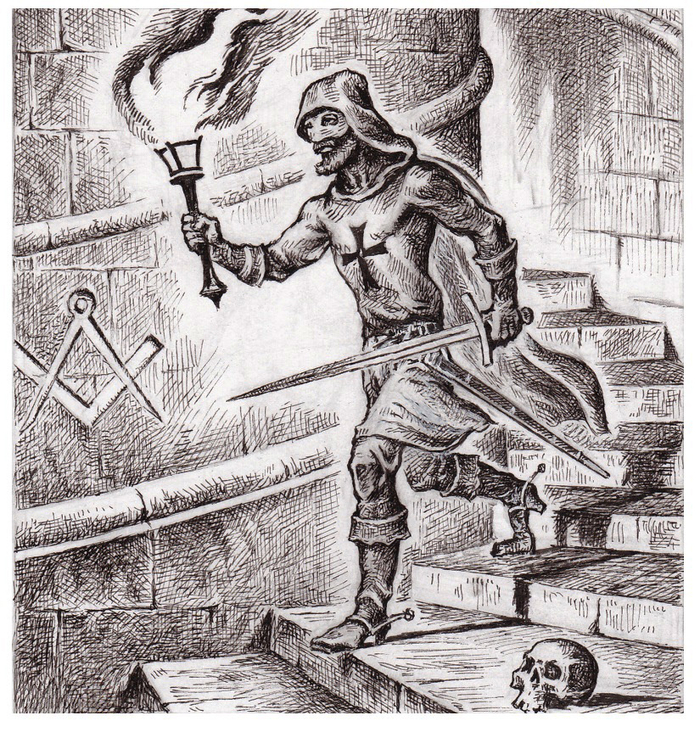 обложка к роману ЧЕРНЫЙ ХРАМ