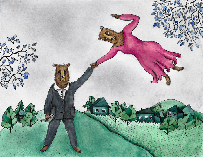 Прогулка медведей