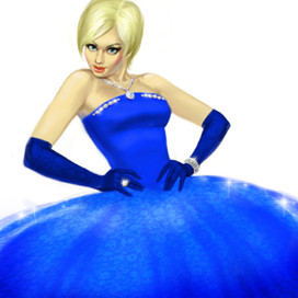 серия работ на тему "Лучшие друзья девушек - это бриллианты"