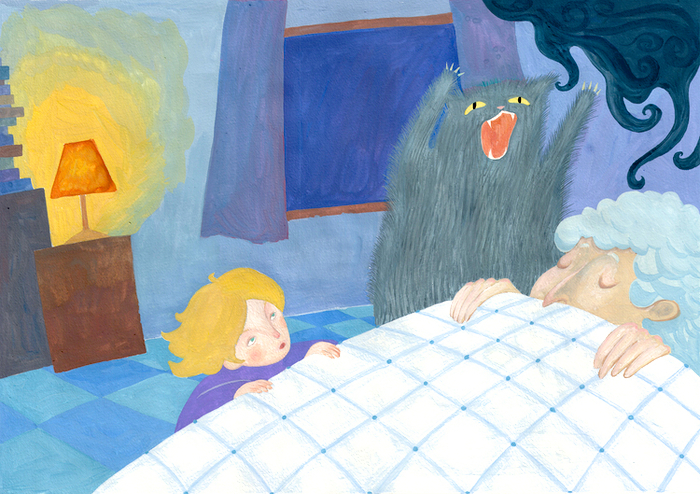 Авторская книга *Что делают кошки, пока мы спим* разворот