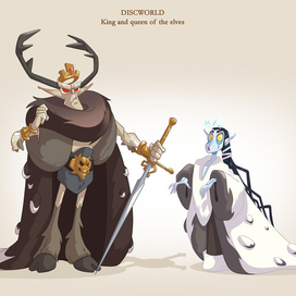 Король и королева эльфов. Персонажи цикла "Плоский мир" Терри Пратчетта