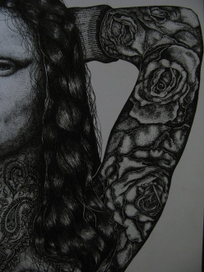 Старая работа, но люблю её "Мона моими глазами"