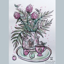 Гомфрена. Натюрморт. Серия "Botanical Secrets"