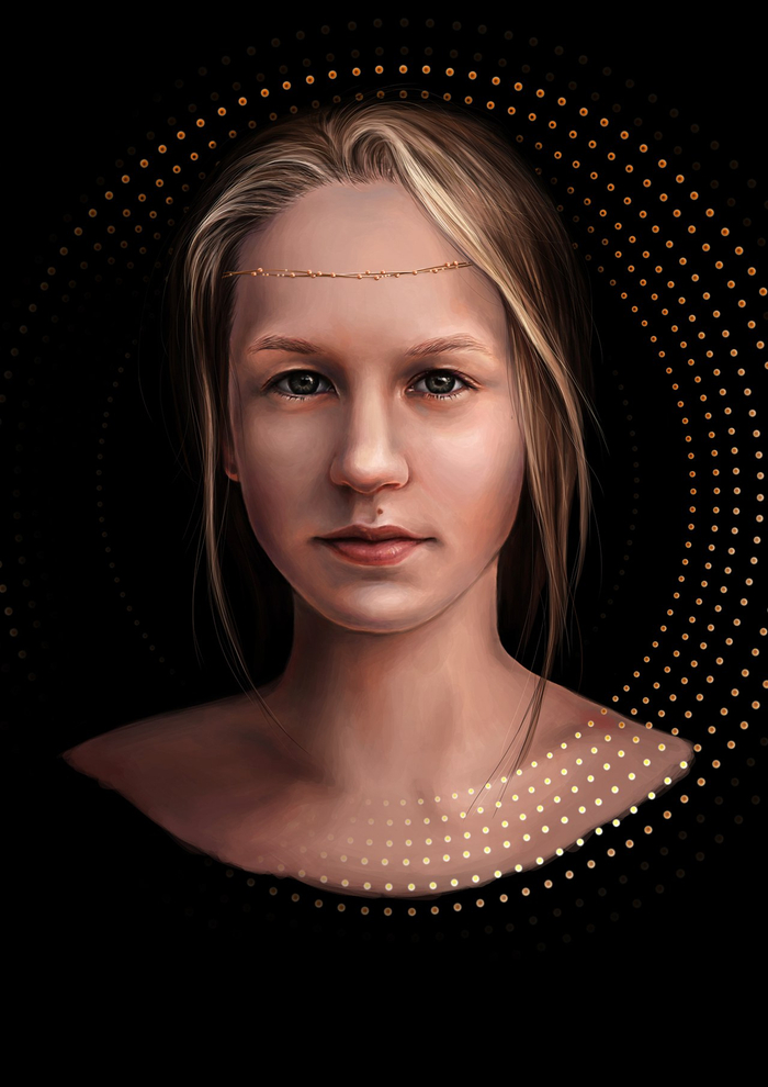 портрет девушки