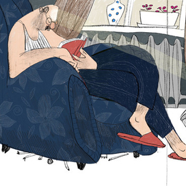 Разворот книги про семью