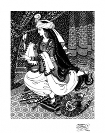 иллюстрация к сказке М.Ю. Лермонтова &quot;Ашик-Кериб&quot;, издательство &quot;Аванта+&quot;