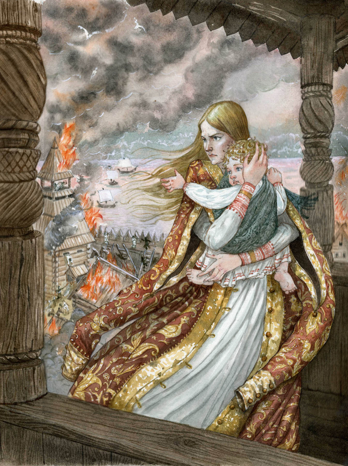 Сказка "Синица" в обработке А. Толстого для ИД Мещерякова.