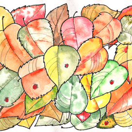 Осенние листья, который-то из дней Марафона....