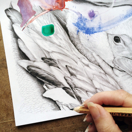 Работа в процессе