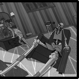 Концепт к студенческому мультфильму