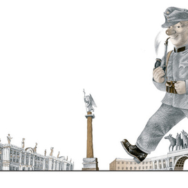 иллюстрация к "Похождениям бравого солдата Швейка" .