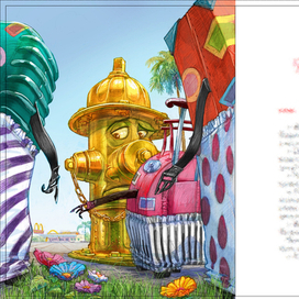 Иллюстрация к книжке про Чемоданы.