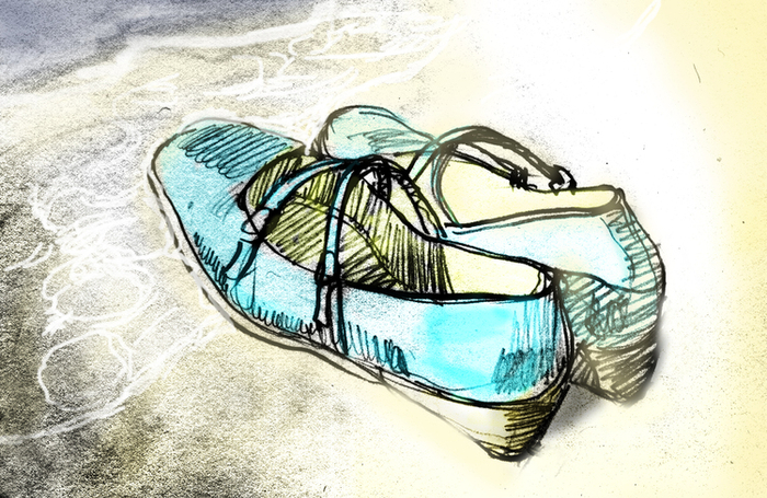 туфли на море