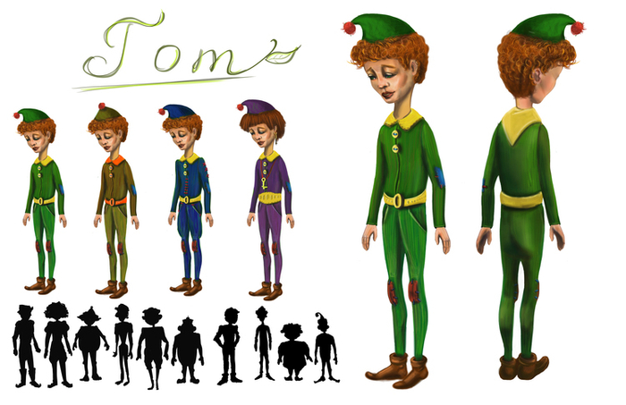 Разработка персонажа "Tom"