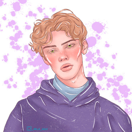 Арт в мультяшном стиле 