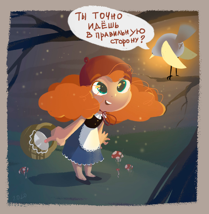 девочка в шапочке