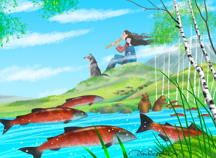 Вверх по течению реки )))