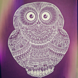zentangle Owl 